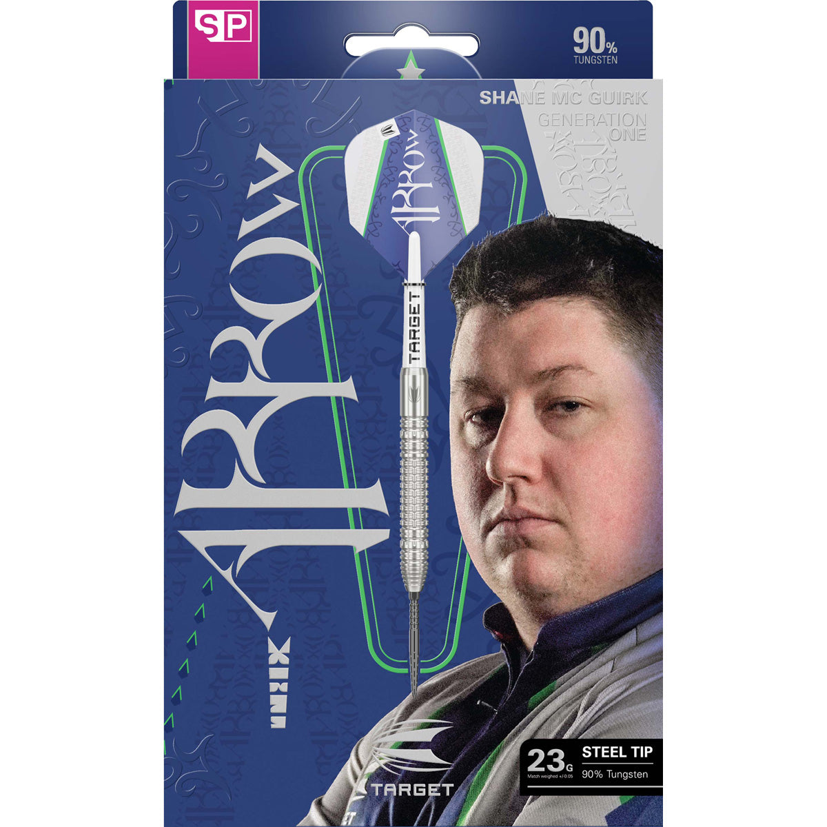 Target Darts Shane McGuirk G1 90% Tungsten SP Steel Tip Dart