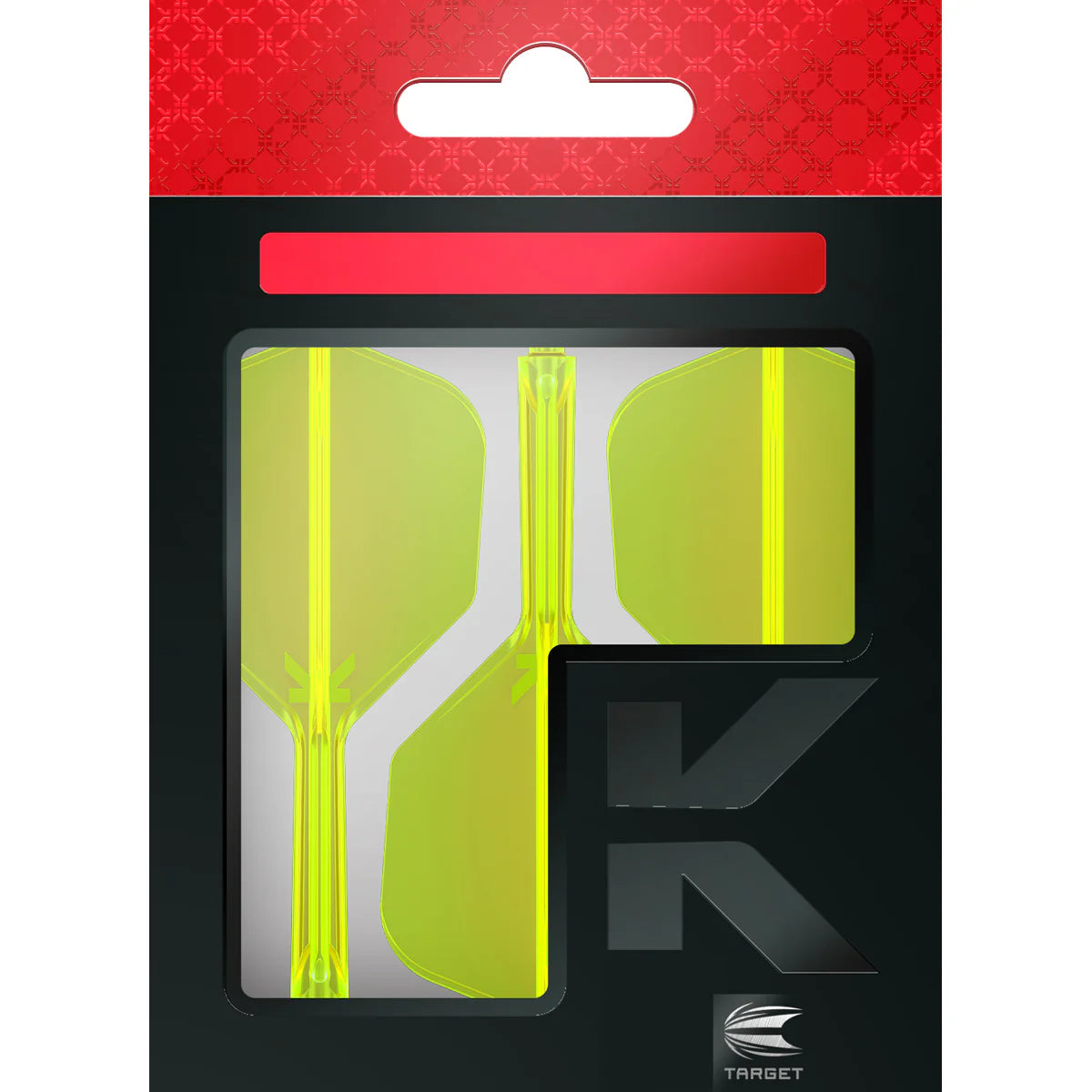 Target Darts K-Flex Flight System No6 - Neon Yellow