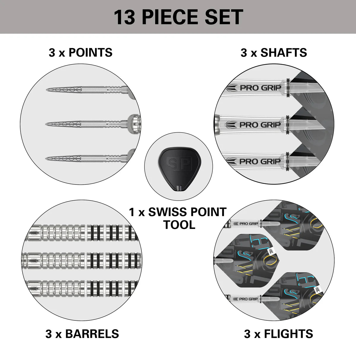 Target Darts Chris Dobey G1 90% Tungsten SP Steel Tip Darts