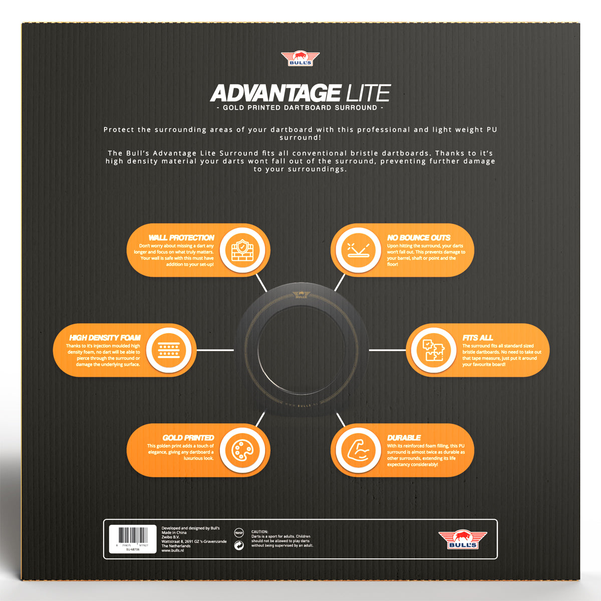 Bull's NL Advantage Lite Gold Surround