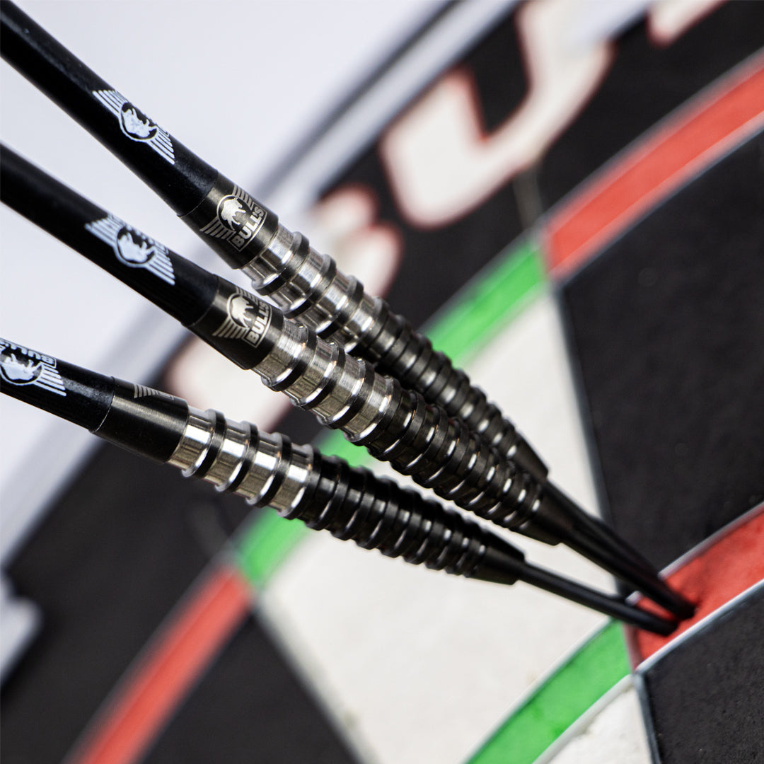 Bull's NL Lightning Black 90% Tungsten Steel Tip Darts