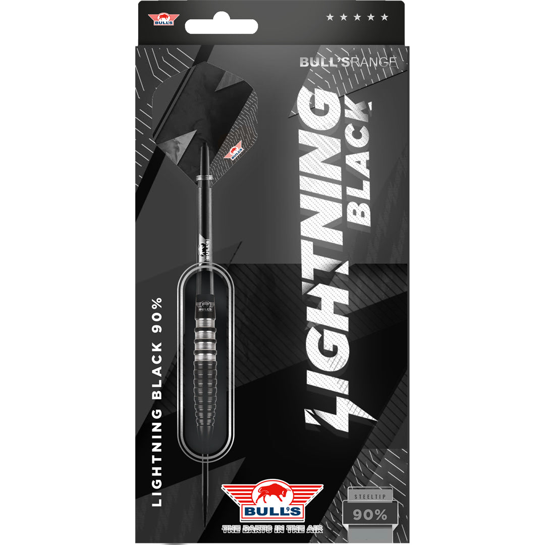 Bull's NL Lightning Black 90% Tungsten Steel Tip Darts