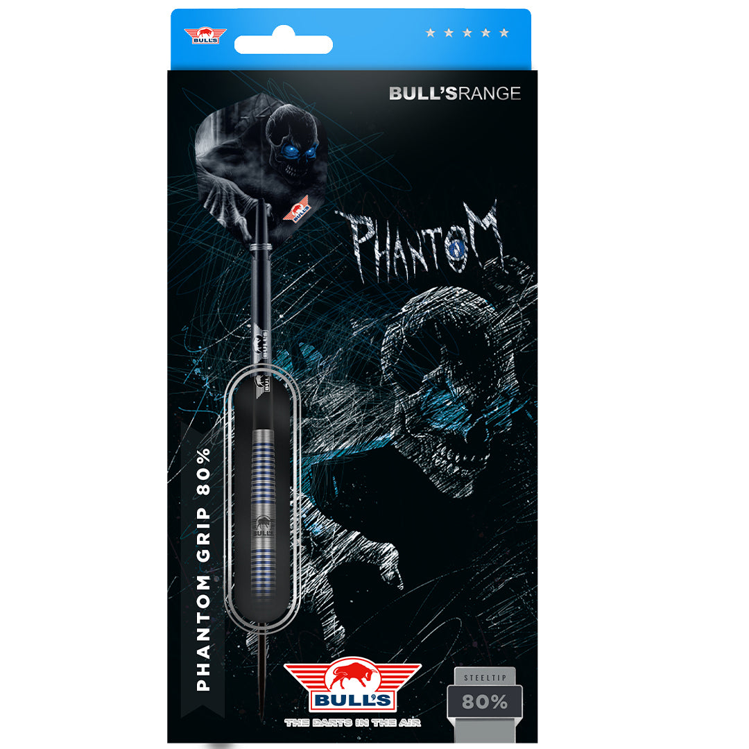Bull's NL Phantom Grip 80% Tungsten Steel Tip Darts
