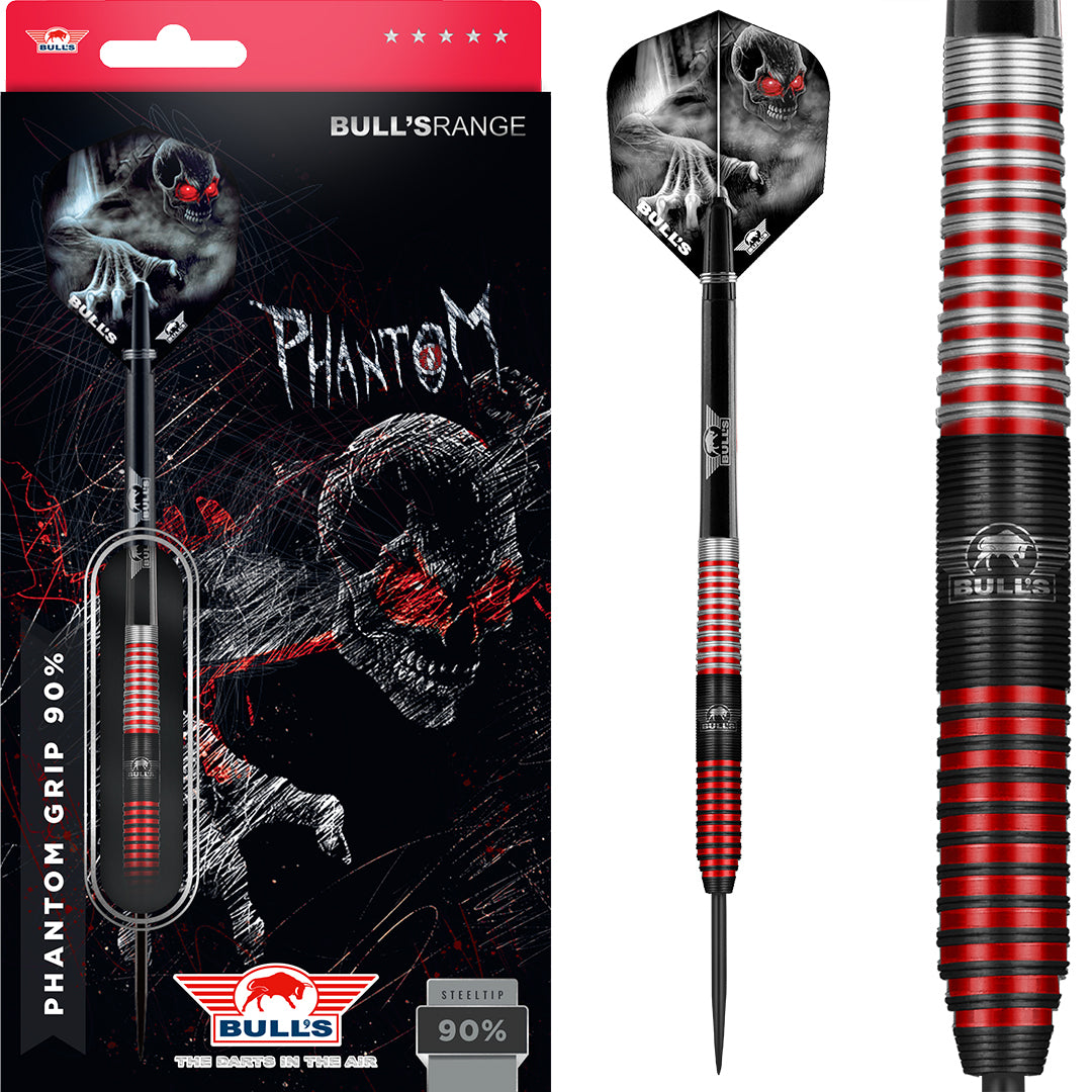 Bull's NL Phantom Grip 90% Tungsten Steel Tip Darts