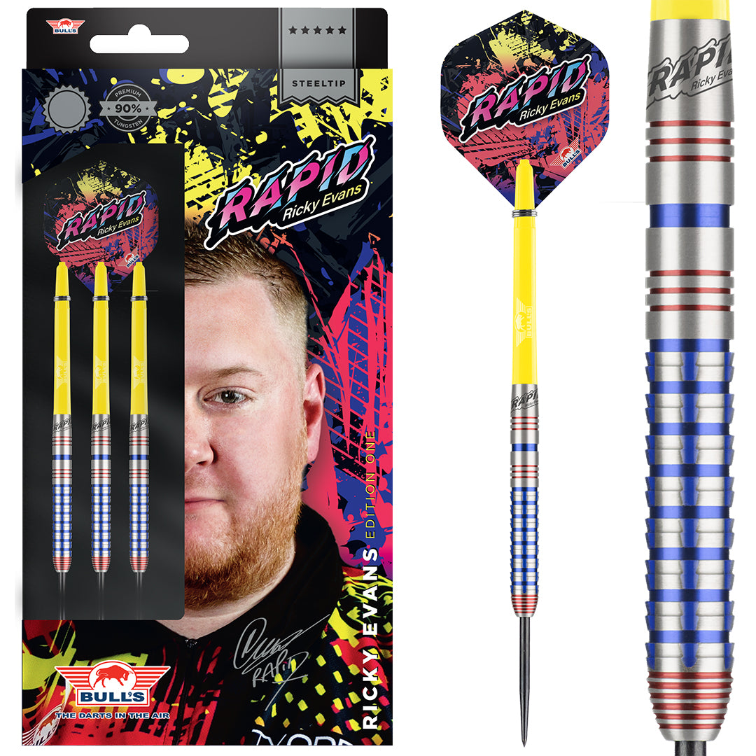 Bull's NL Ricky Evans 90% Tungsten Steel Tip Darts