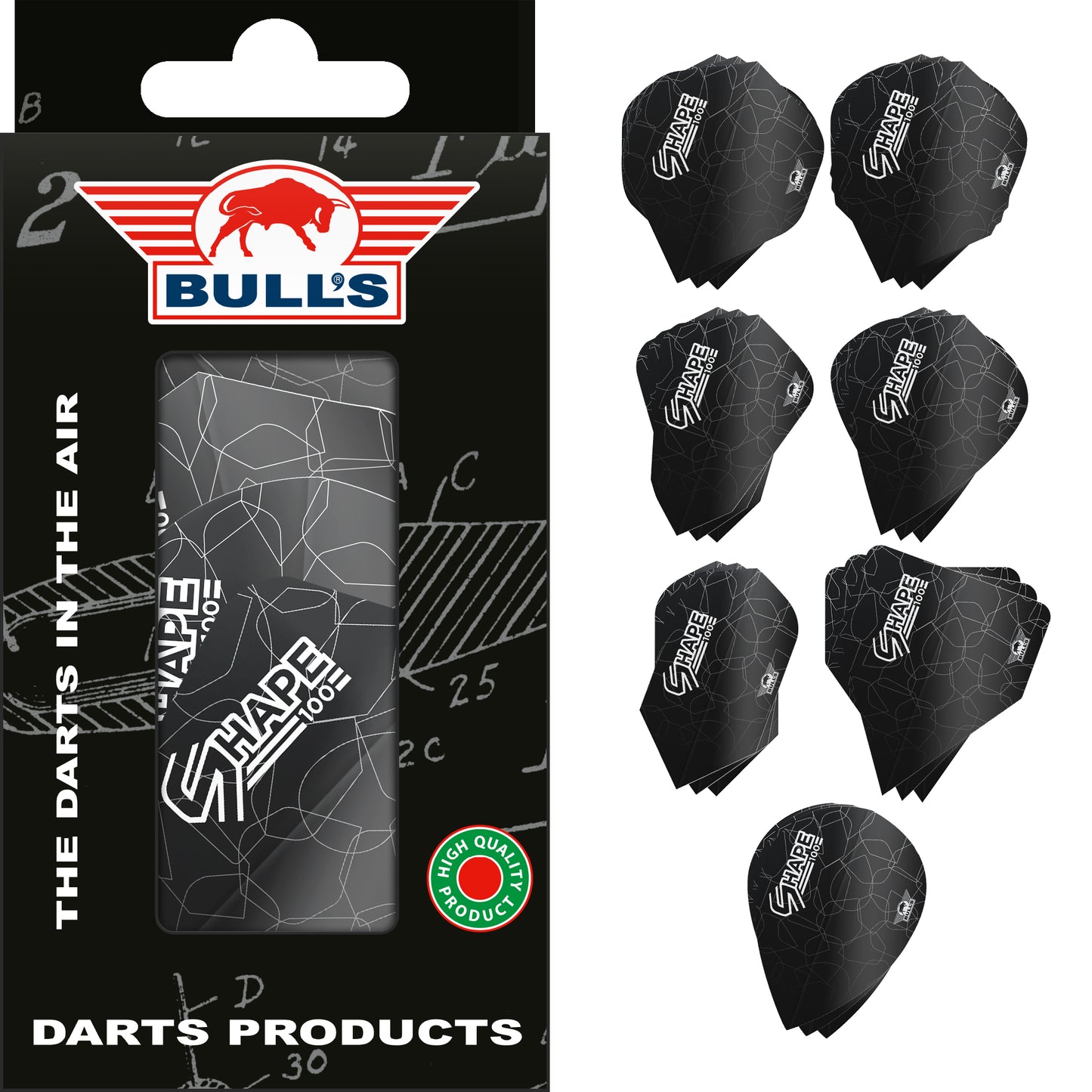 Bull's NL Flight Shape Testkit 7 sets