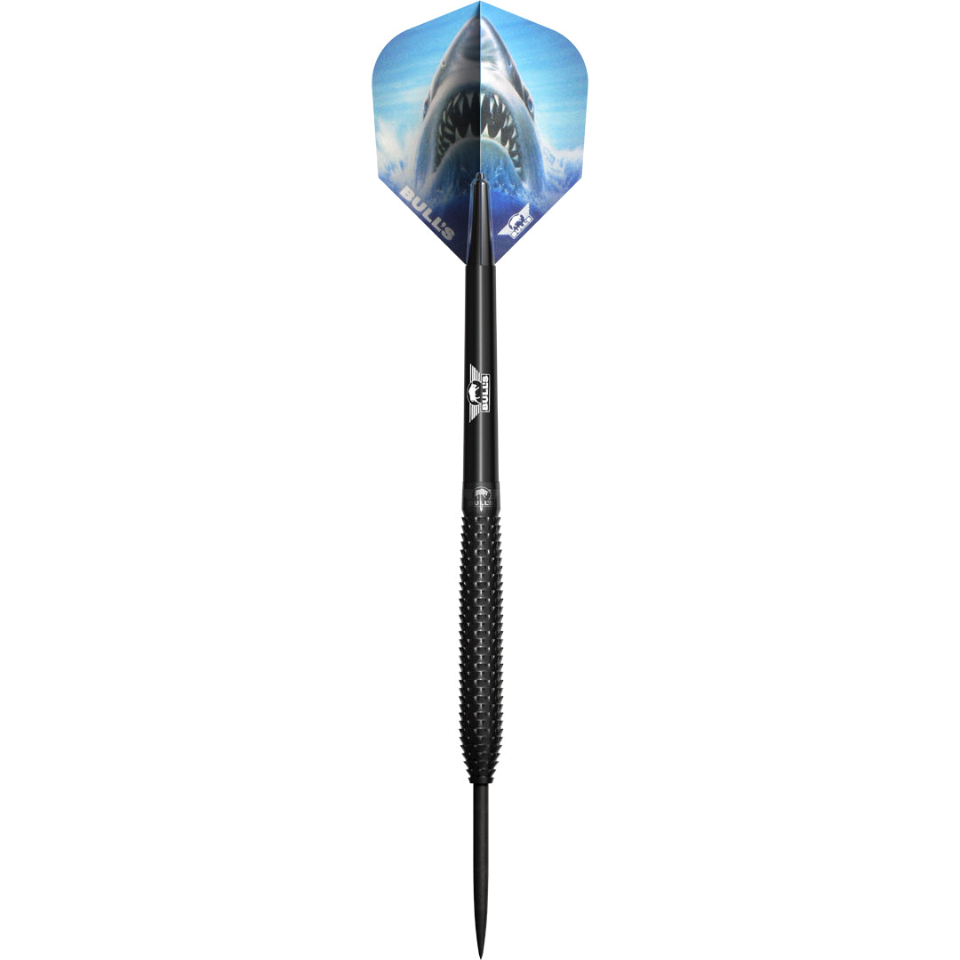 Bull's NL Shark Pro Black 90% Tungsten Steel Tip Darts