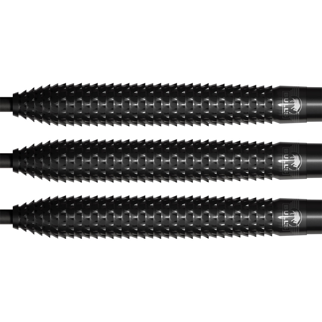 Bull's NL Shark Pro Black 90% Tungsten Steel Tip Darts