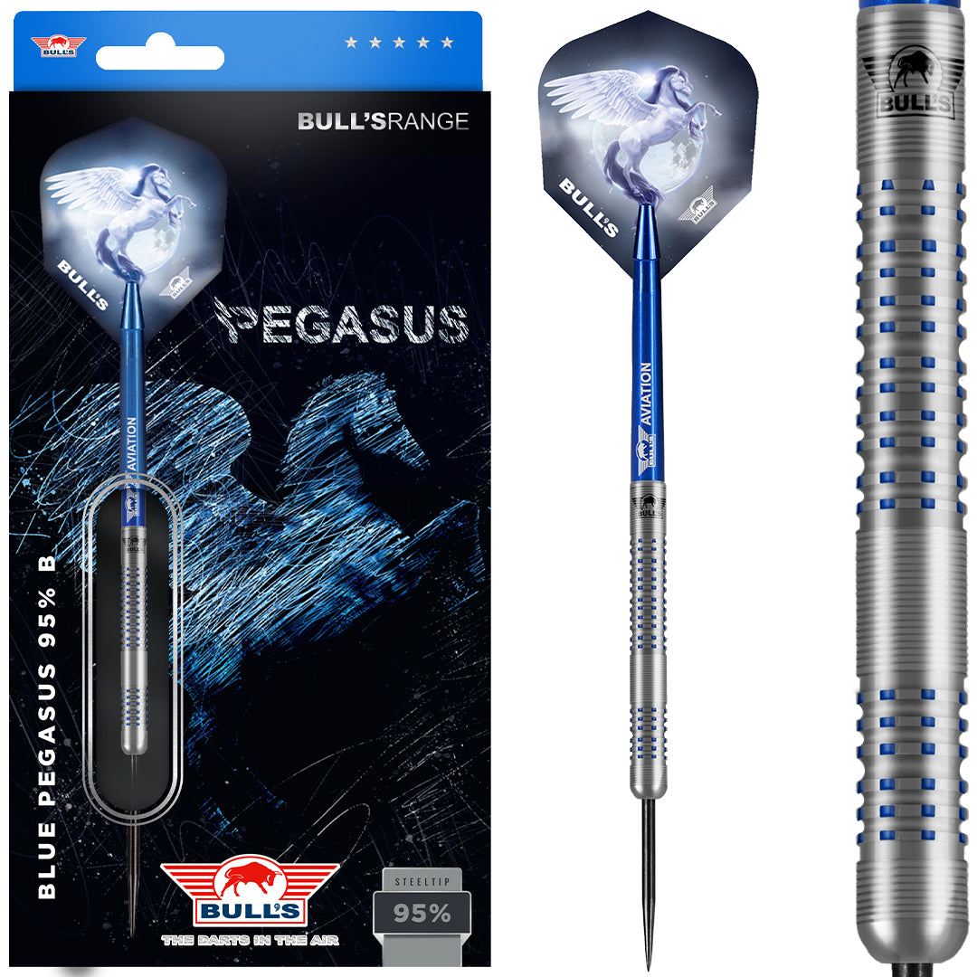 Bull's NL Blue Pegasus B 95% Tungsten Steel Tip Darts