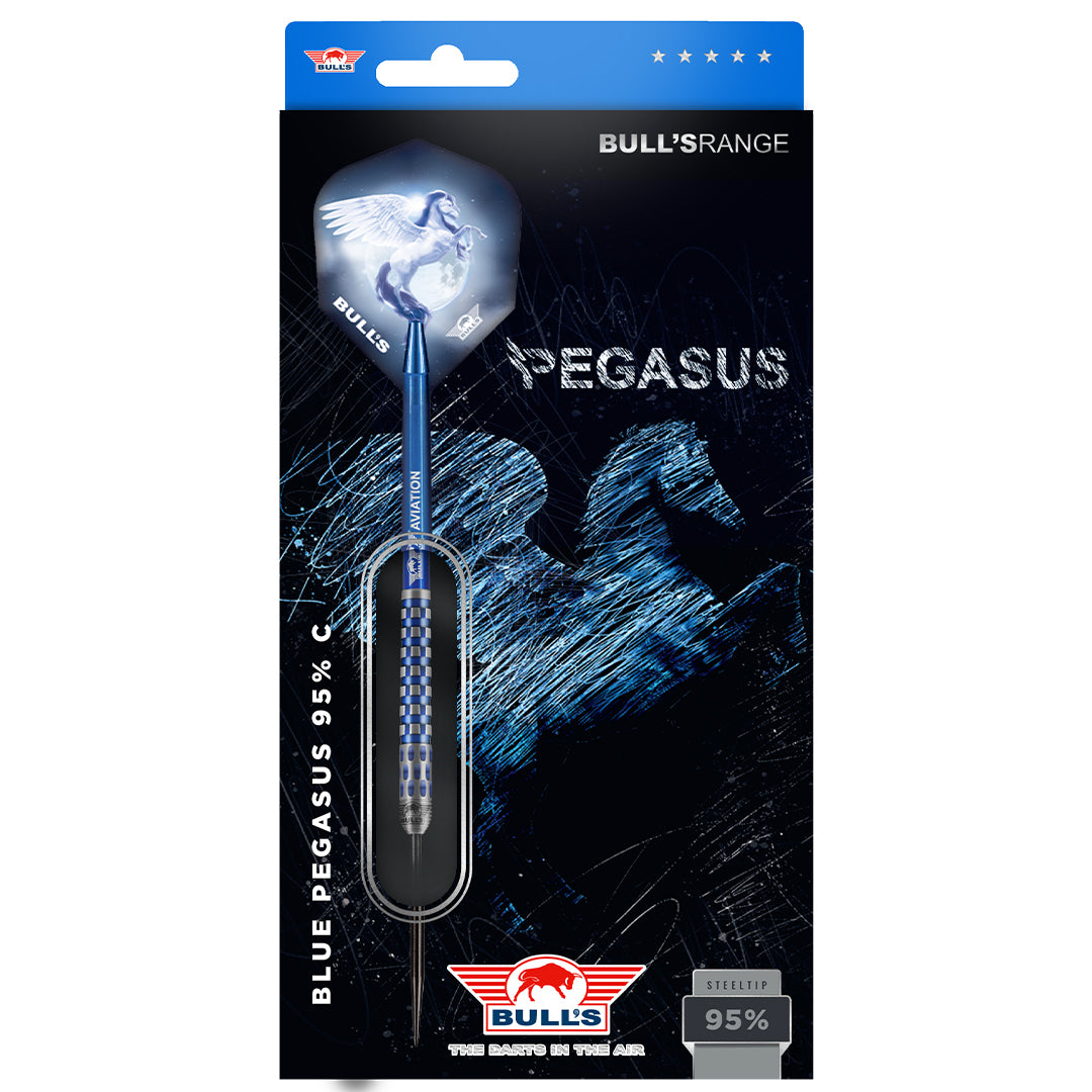 Bull's NL Blue Pegasus C 95% Tungsten Steel Tip Darts