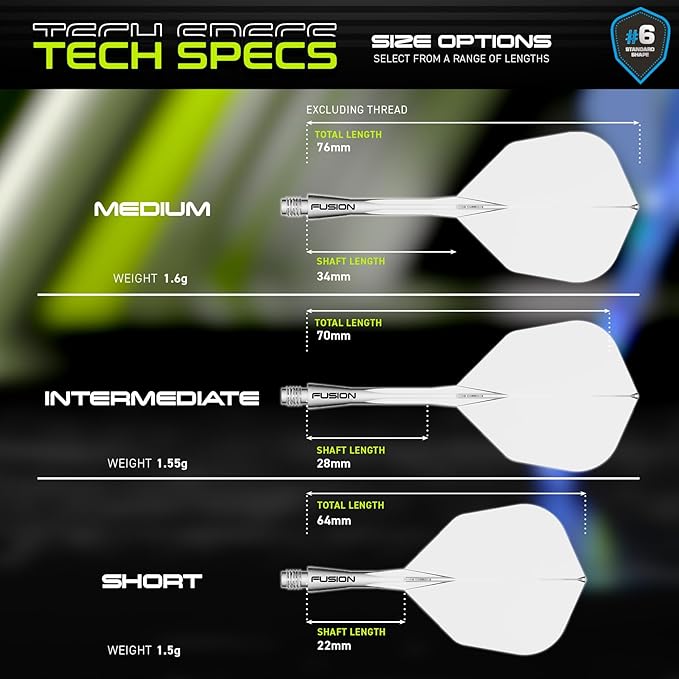 Winmau Fusion geïntegreerd vluchtsysteem