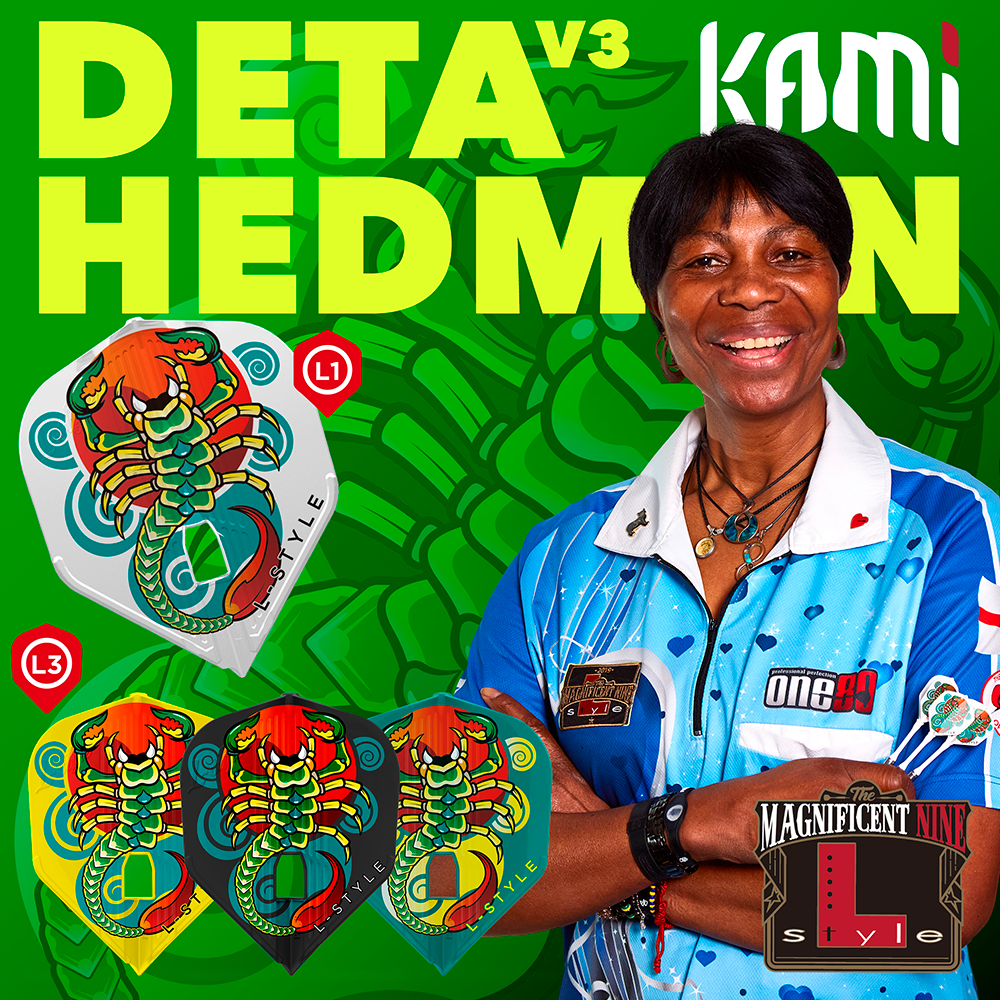 L-Style L1 PRO KAMI (No2) Deta Hedman v3 Standard Flights - White