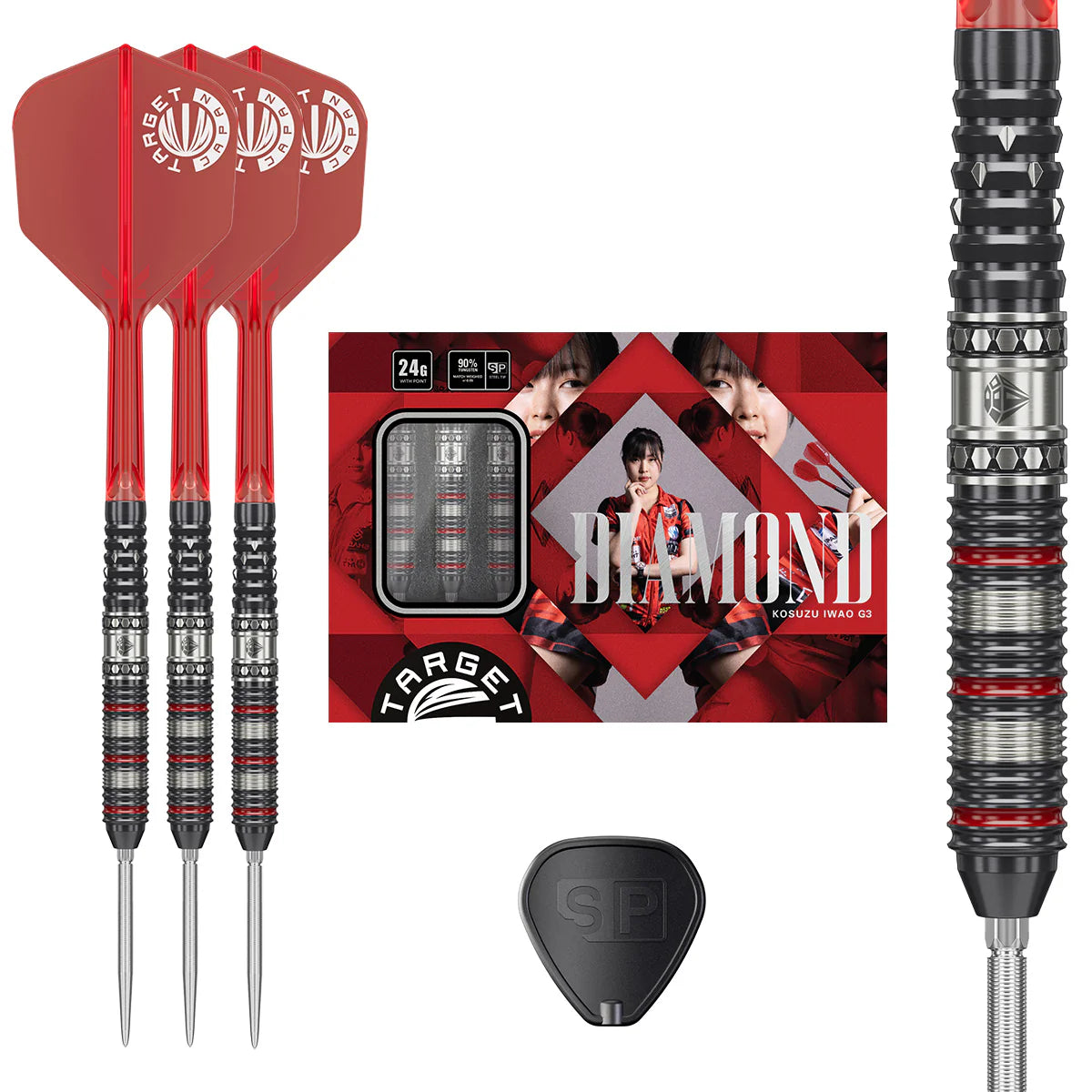 Target Japan Prime Series Diamond G3 90% Tungsten Steel Tip Darts
