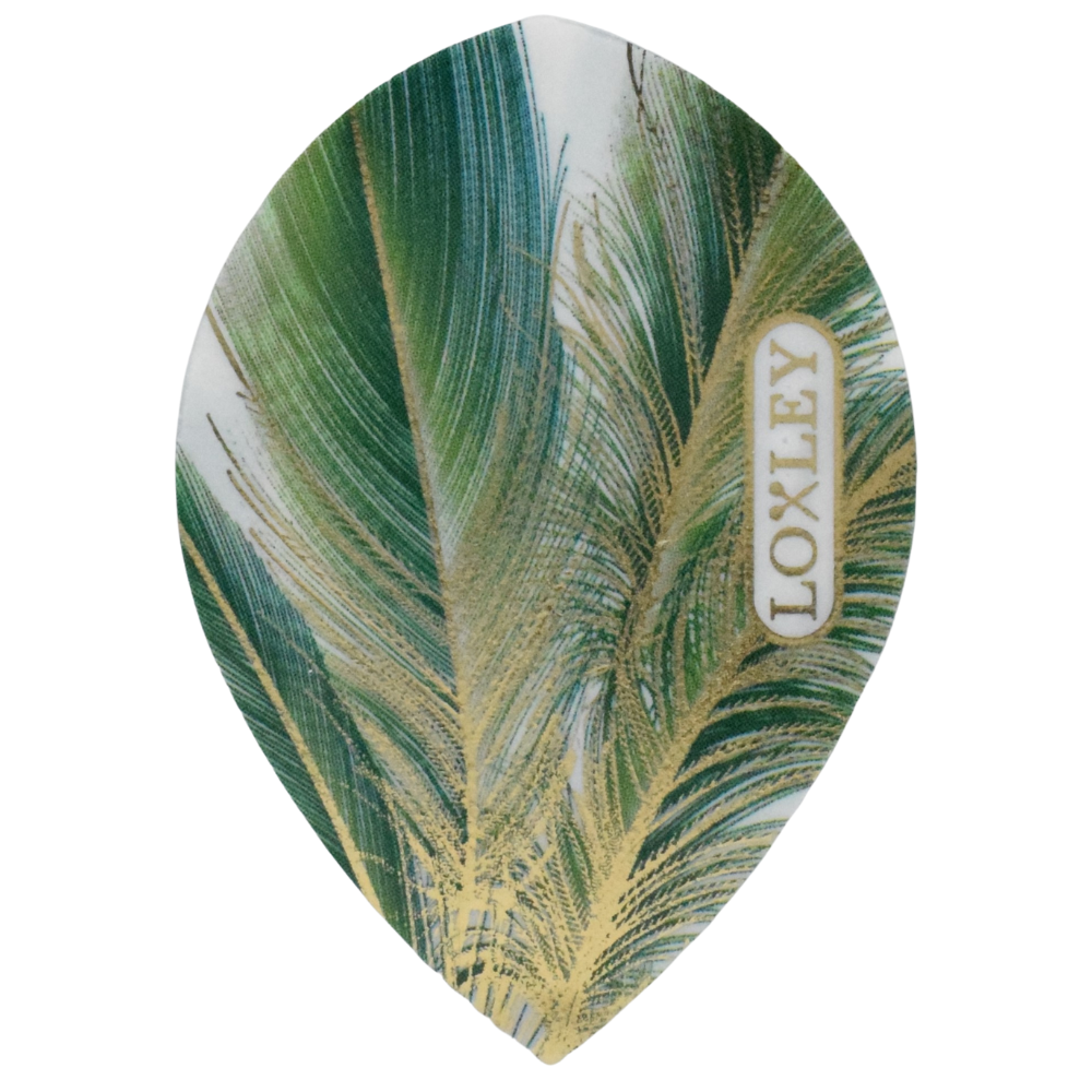 Loxley Gold Feather Flights - Pear
