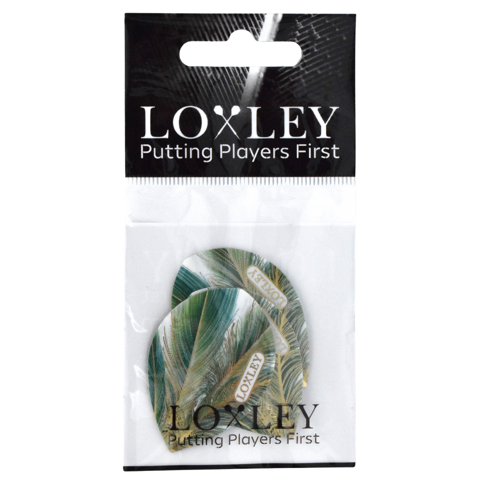 Loxley Gold Feather Flights - Pear