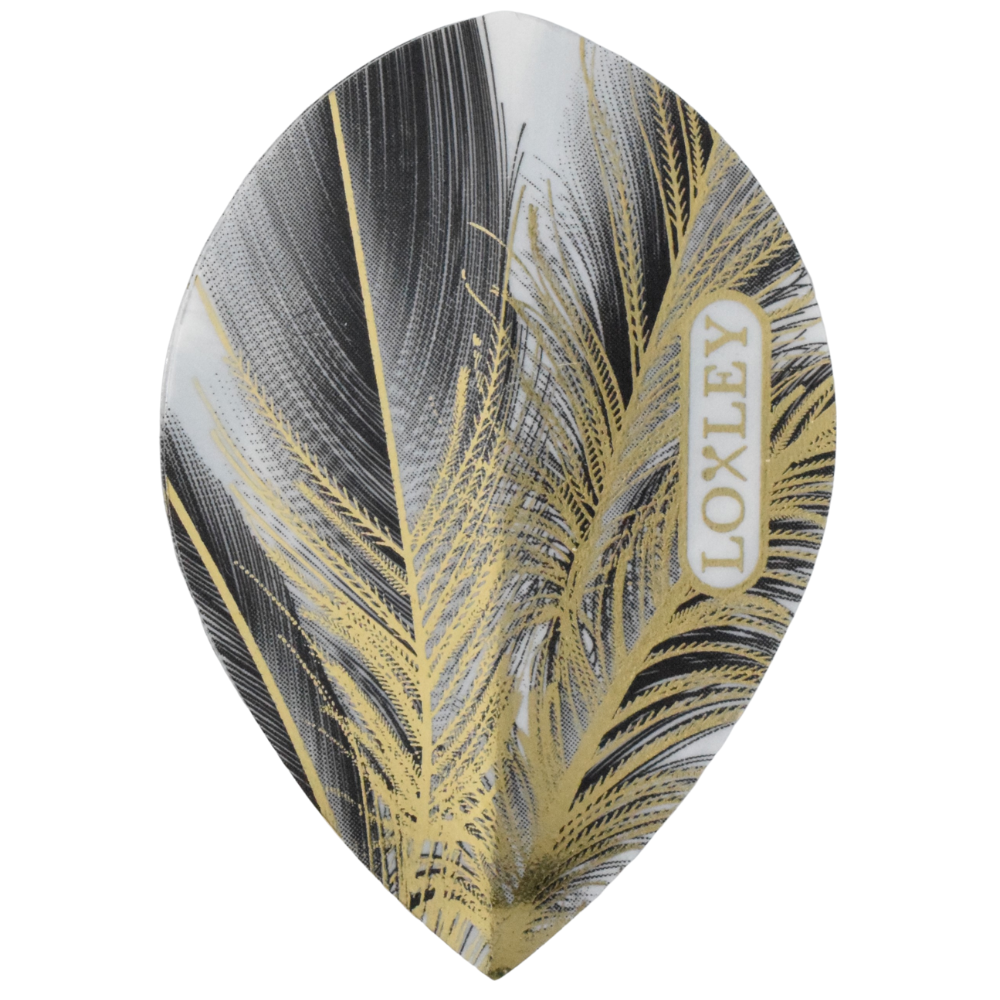 Loxley Gold Feather Flights - Pear
