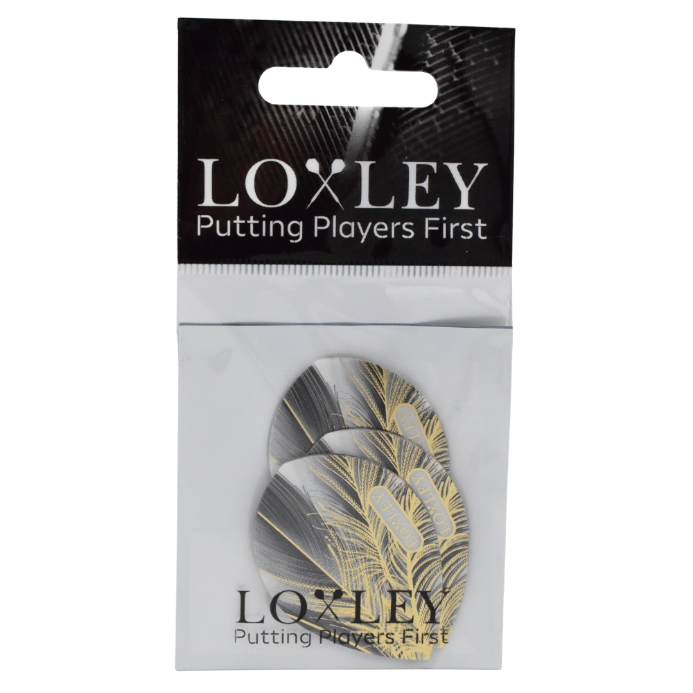 Loxley Gold Feather Flights - Pear