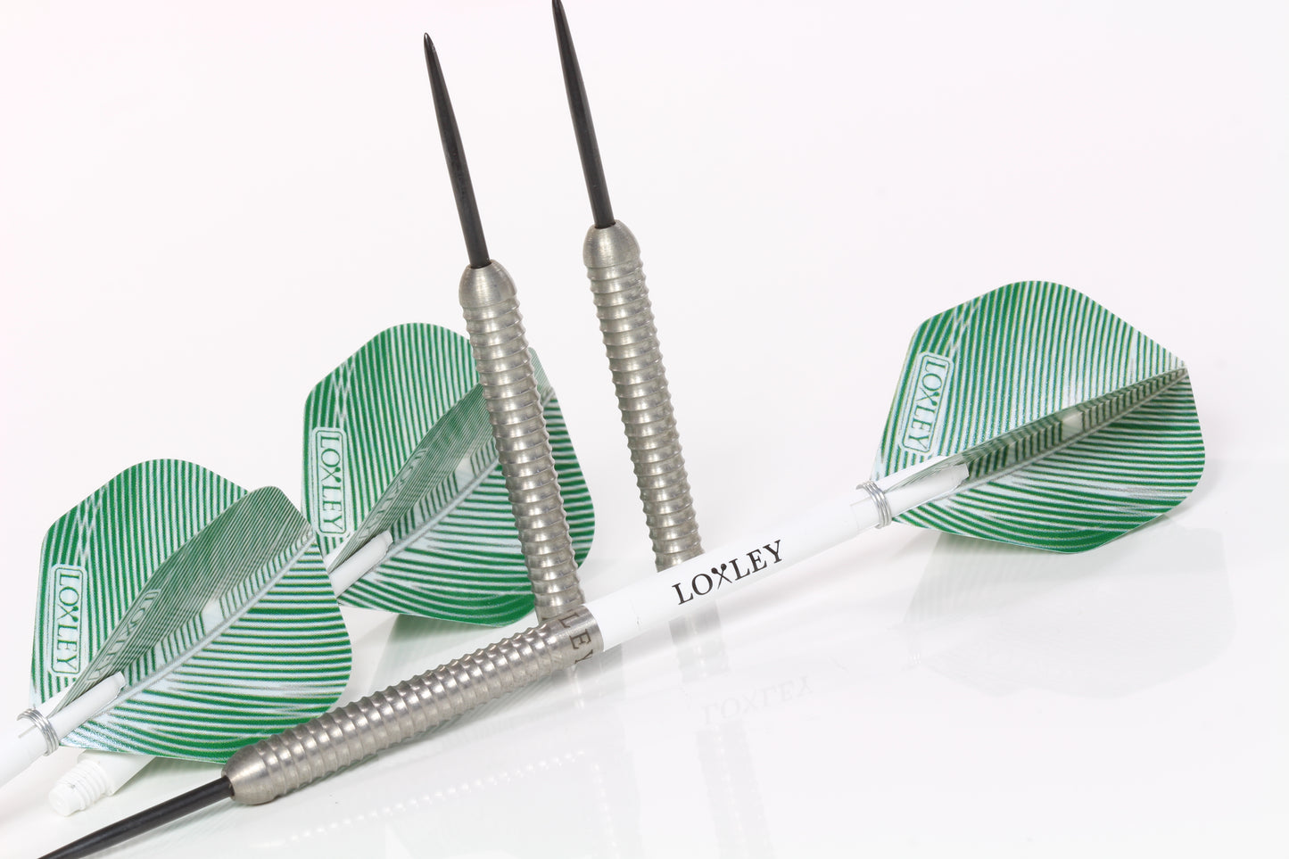Loxley Featherweight Green 90% Tungsten Steel Tip Darts