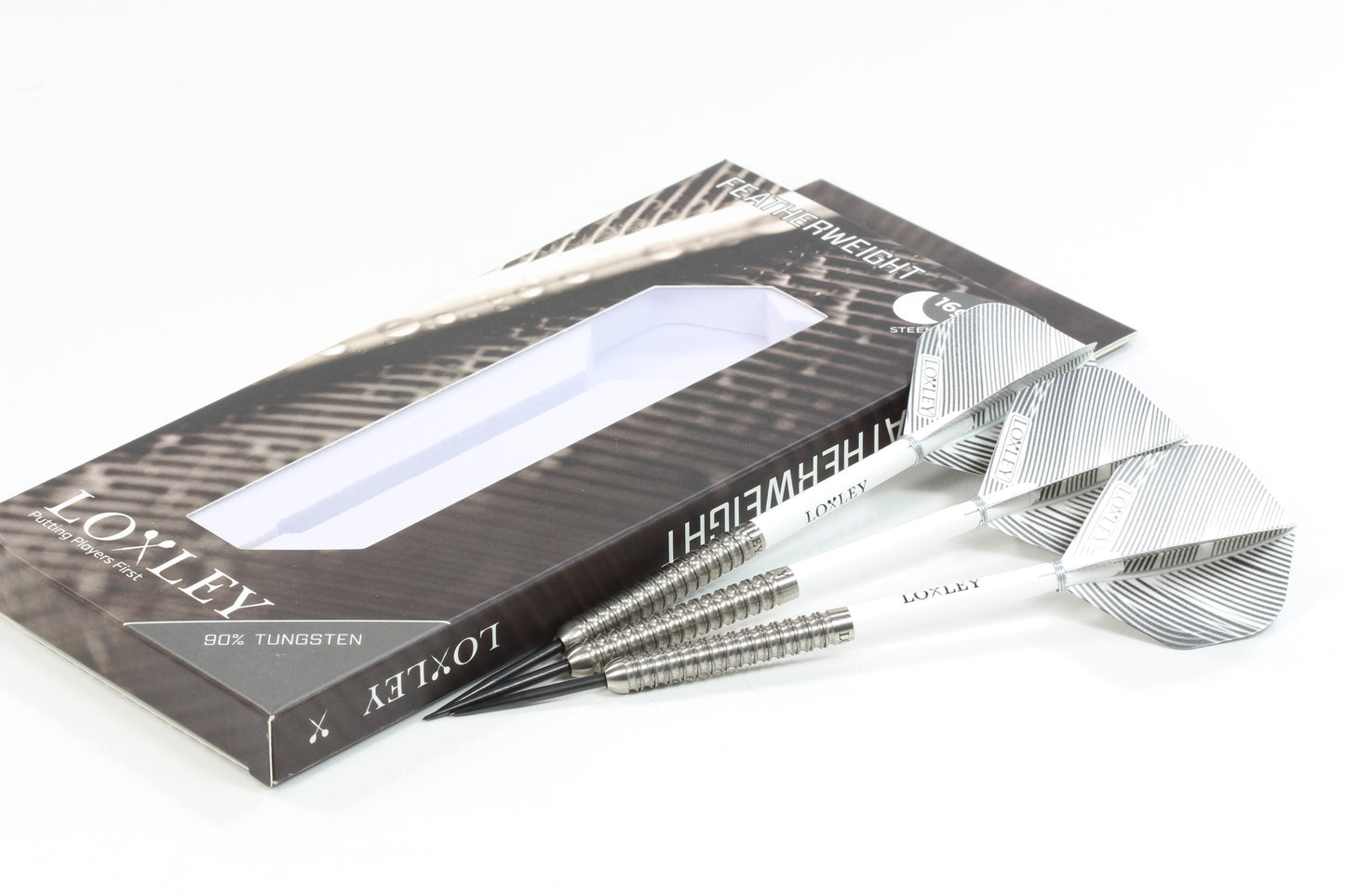 Loxley Featherweight Black 90% Tungsten Steel Tip Darts