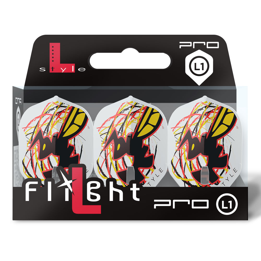 L-Style L1 PRO (No2) John Desreumaux v1 Standard Flights - White