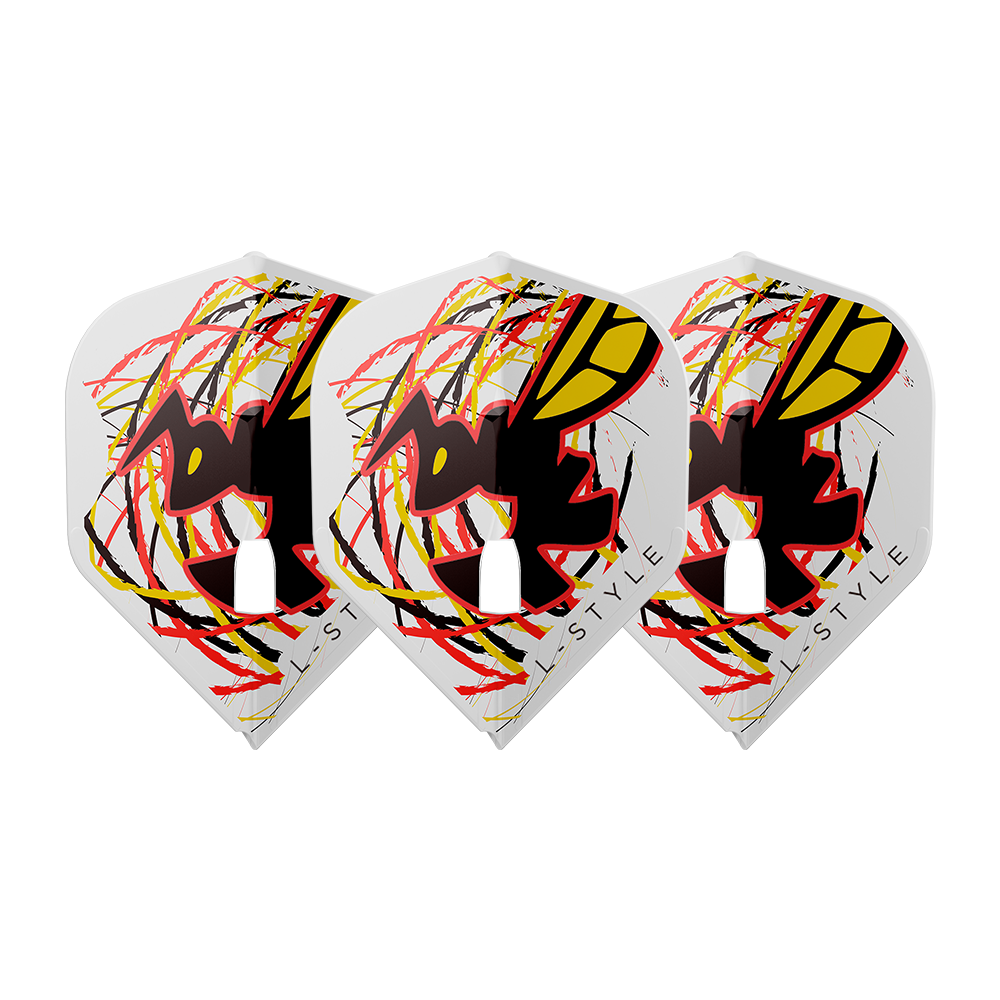 L-Style L1 PRO (No2) John Desreumaux v1 Standard Flights - White