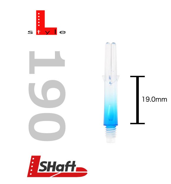 L-Style L-Shaft Two Tone - Clear Blue