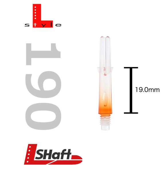 L-Style L-Shaft Two Tone - Clear Orange