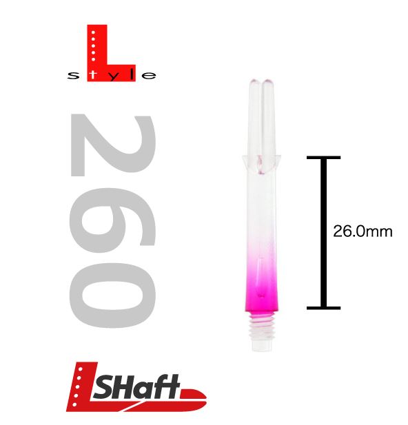 L-Style L-Shaft Two Tone - Clear Pink