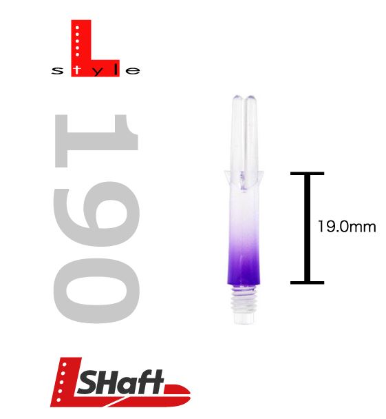 L-Style L-Shaft Two Tone - Clear Purple