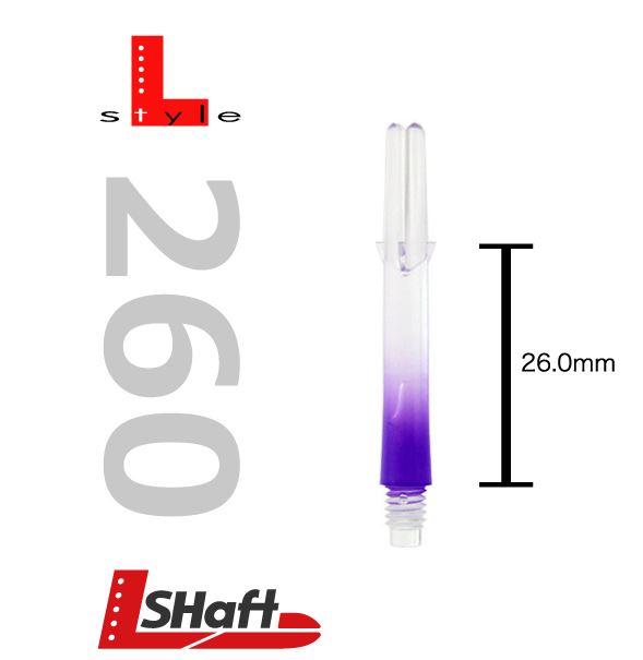 L-Style L-Shaft Two Tone - Clear Purple