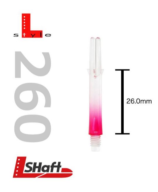 L-Style L-Shaft Two Tone - Clear Red