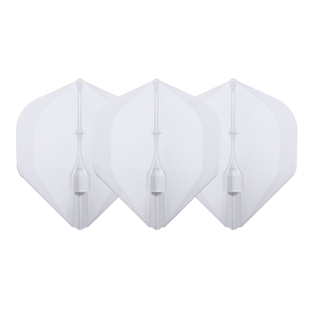 L-Style L1EZ (No2) Standard Flights - Clear White