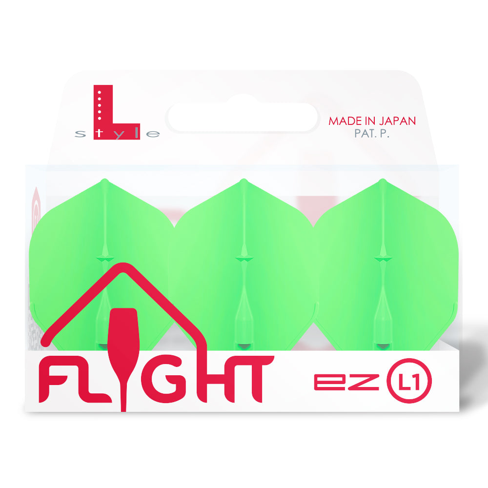 L-Style L1EZ (No2) Standard Flights - Neon Green