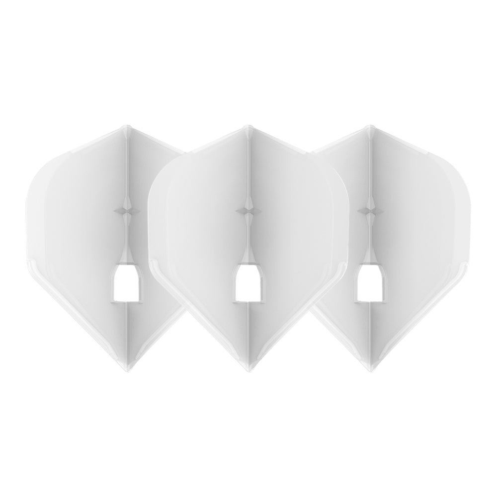 L-Style L1Pro (No2) Standard Flights - Clear White