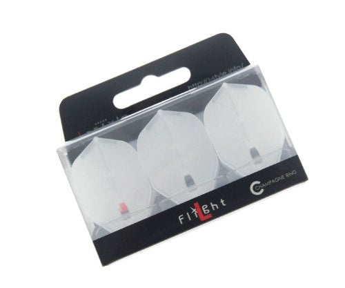 L-Style L1Pro (No2) Standard Flights - Clear White