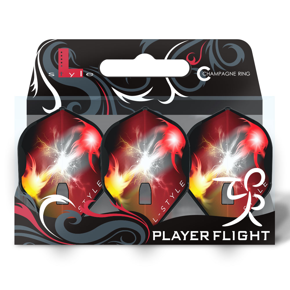 L-Style L1Pro (No2) Mensur Suljović 'Fusion' Standard Flights - Black