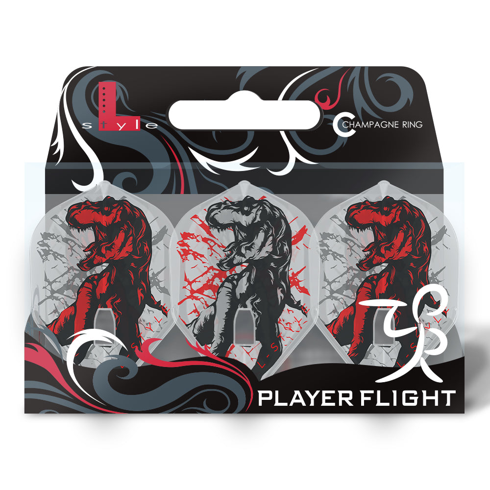 L-Style L1Pro (No2) Michi Unterbuchner Standard Flights - Clear White