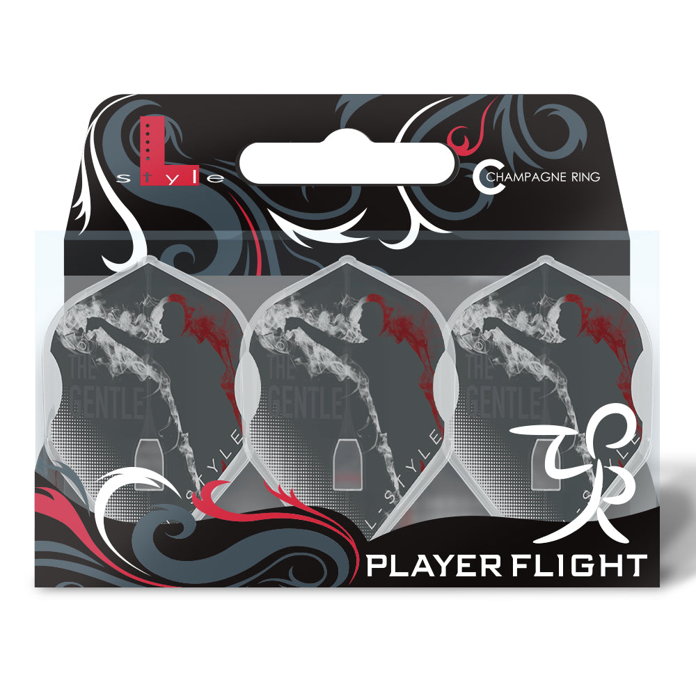 L-Style L1Pro (No2) Mensur Suljović Standard Flights - Clear White