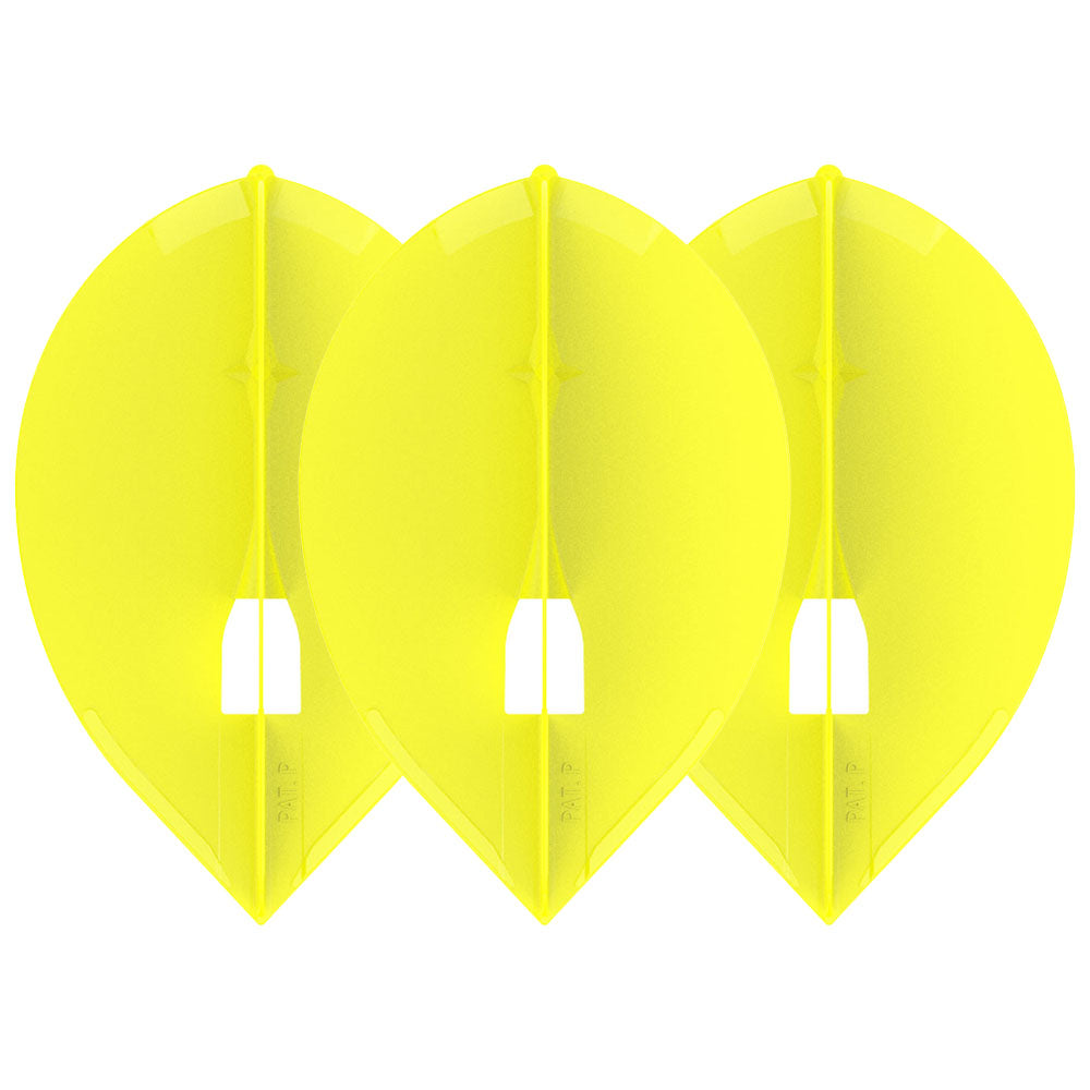 L-Style L2 Pro Teardrop/Pear Shape Flights - Yellow