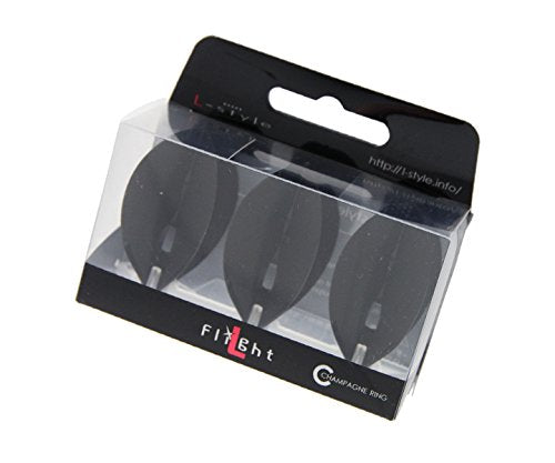 L-Style L2 Pro Teardrop/Pear Shape Flights - Black