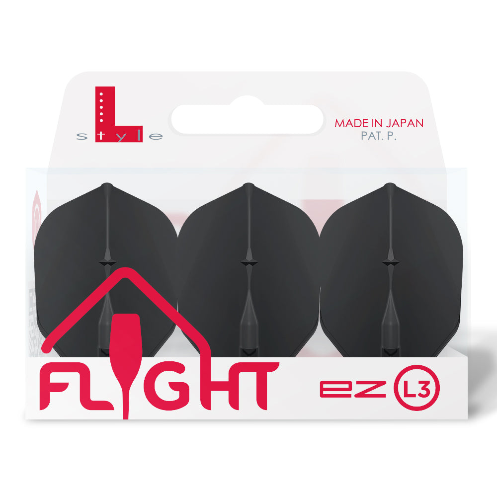L-Style L3EZ (No6) Small Standard Flights - Black