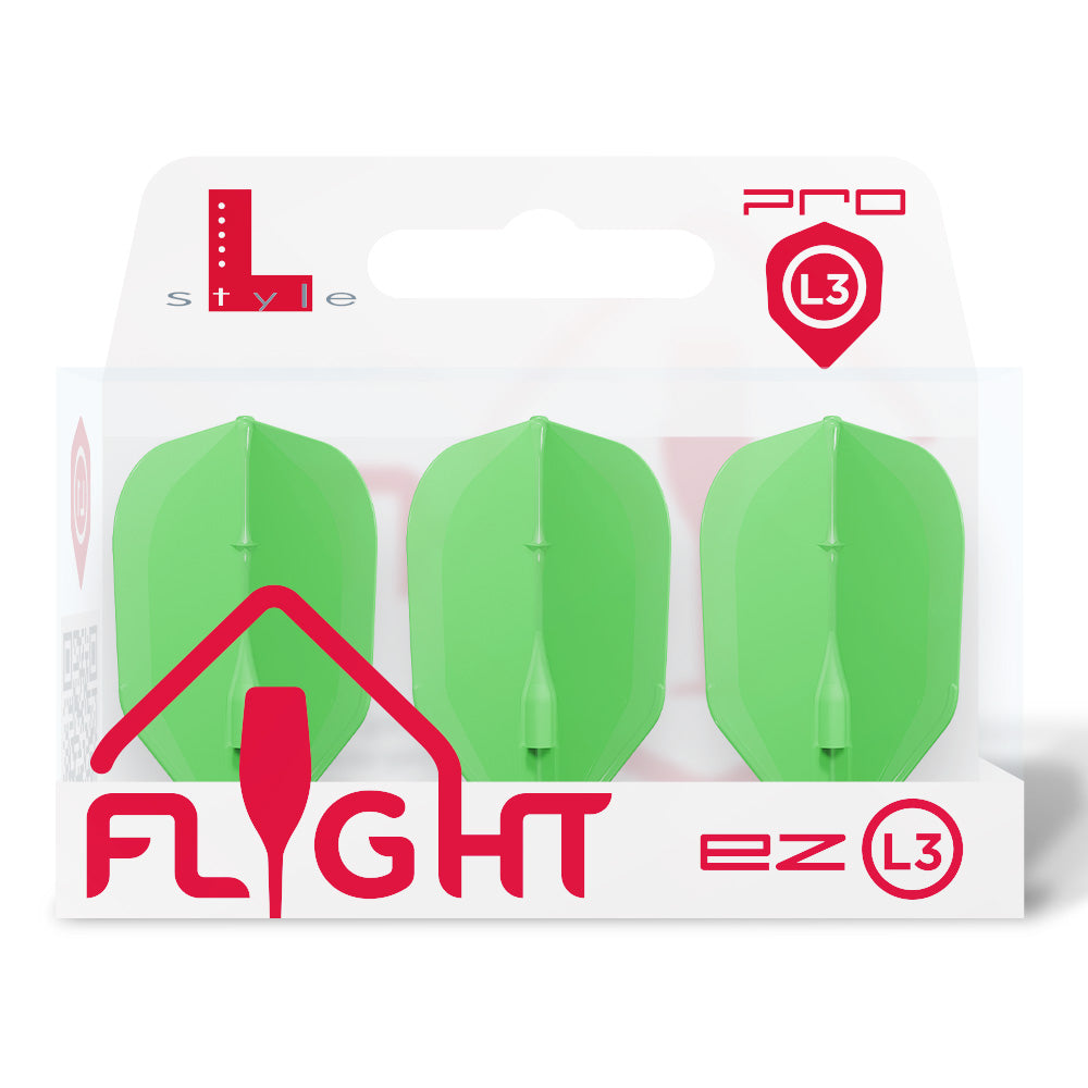L-Style L3EZ (No6) Small Standard Flights - Neon Green