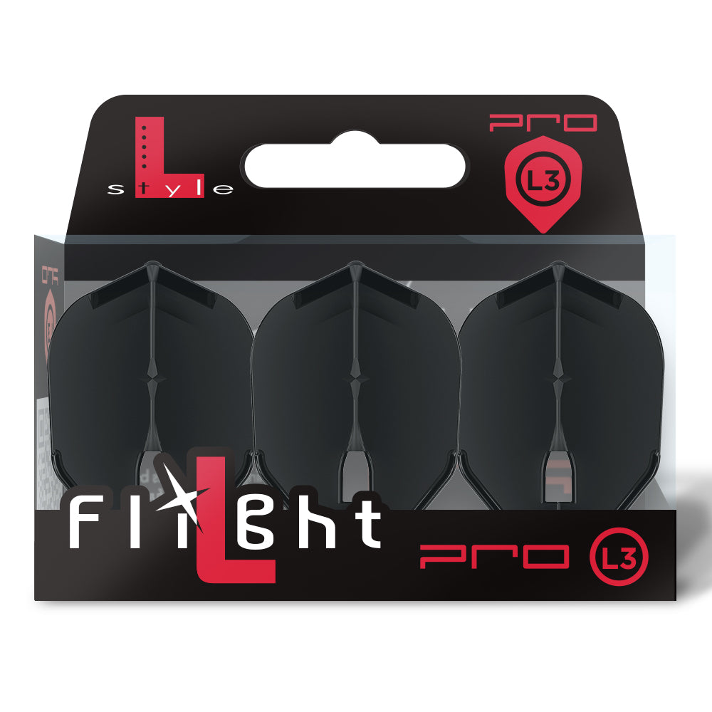L-Style L3Pro (No6) Small Standard Flights - Black