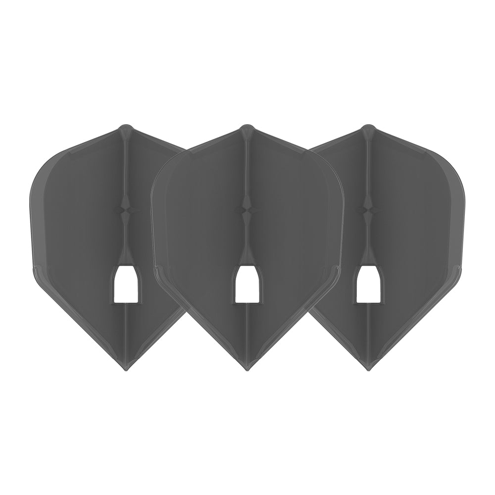 L-Style L3Pro (No6) Small Standard Flights - Clear Black