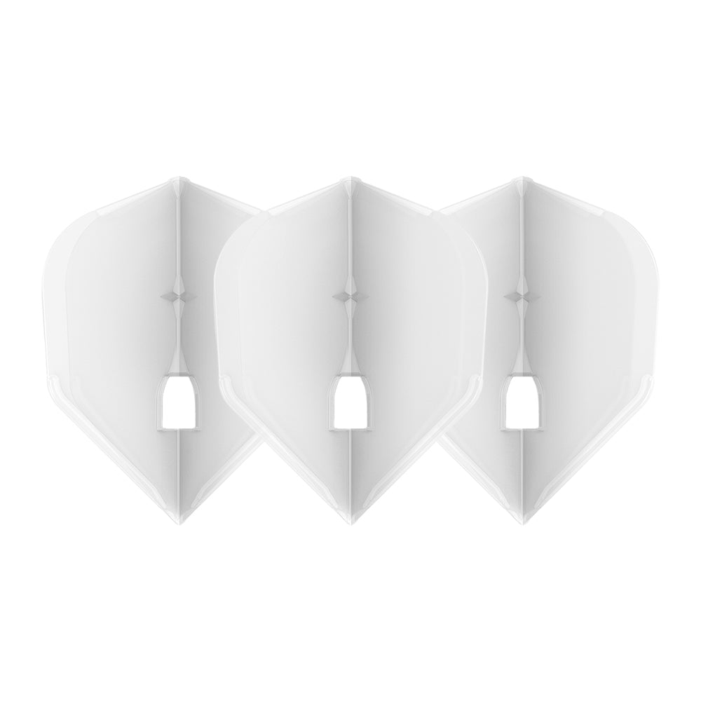 L-Style L3Pro (No6) Small Standard Flights - Clear White