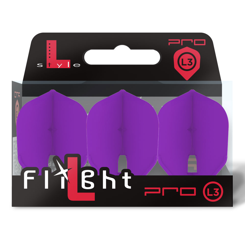 L-Style L3Pro (No6) Small Standard Flights - Deep Purple