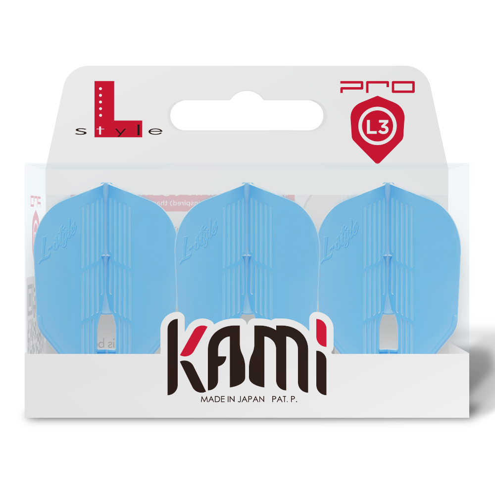 L-Style L3 PRO KAMI (No6) Small Standard Flights - Light Blue