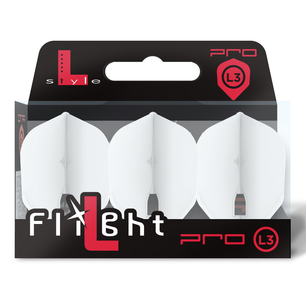 L-Style L3Pro (No6) Small Standard Flights - White