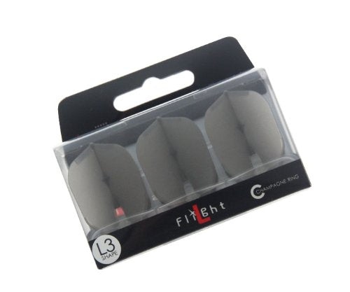 L-Style L3Pro (No6) Small Standard Flights - Clear Black