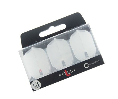 L-Style L3Pro (No6) Small Standard Flights - Clear White